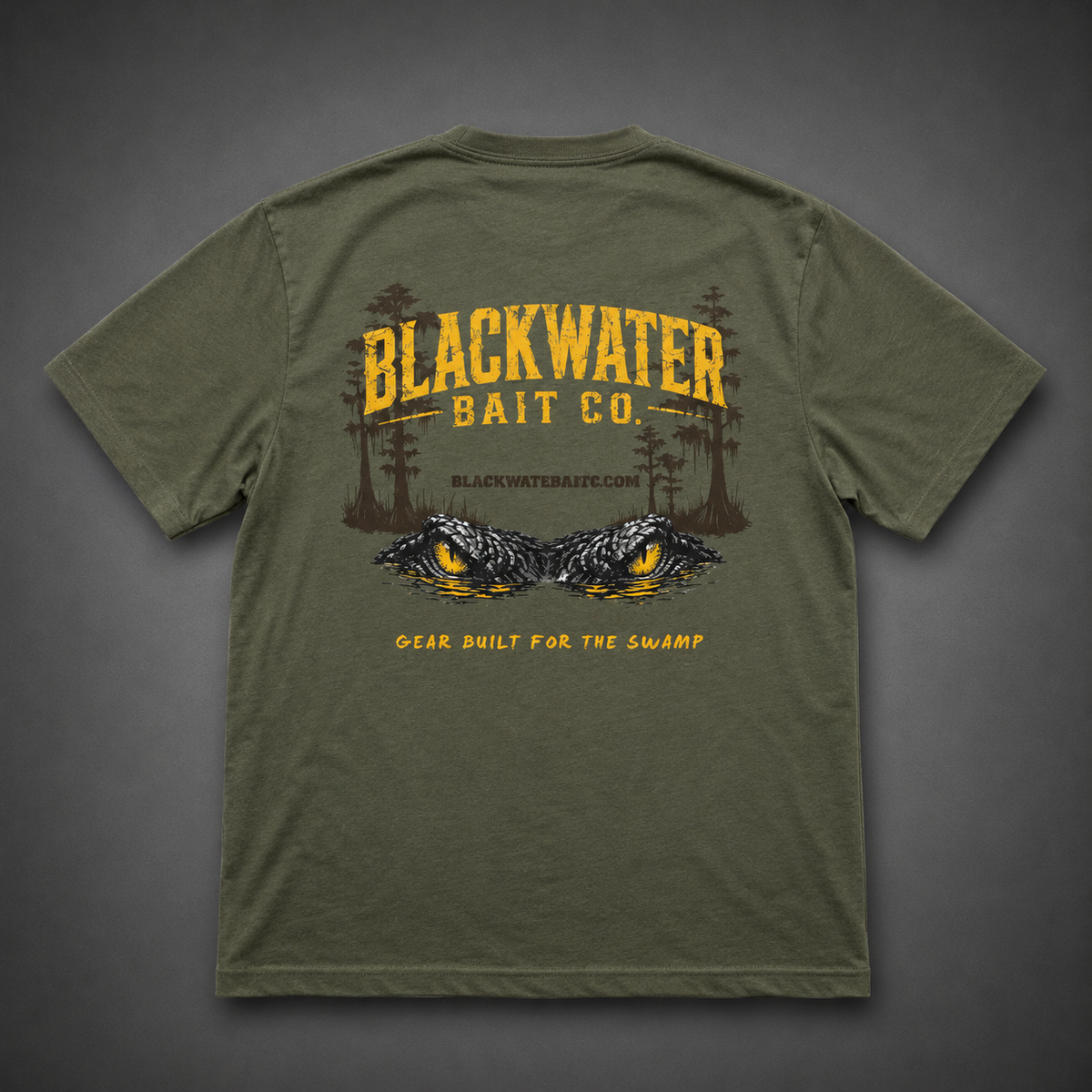 Blackwater Bait Co. T-Shirt - Military Green