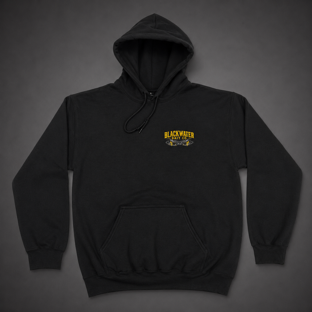 Blackwater Bait Co. Heavy Blend Hoodie-Black