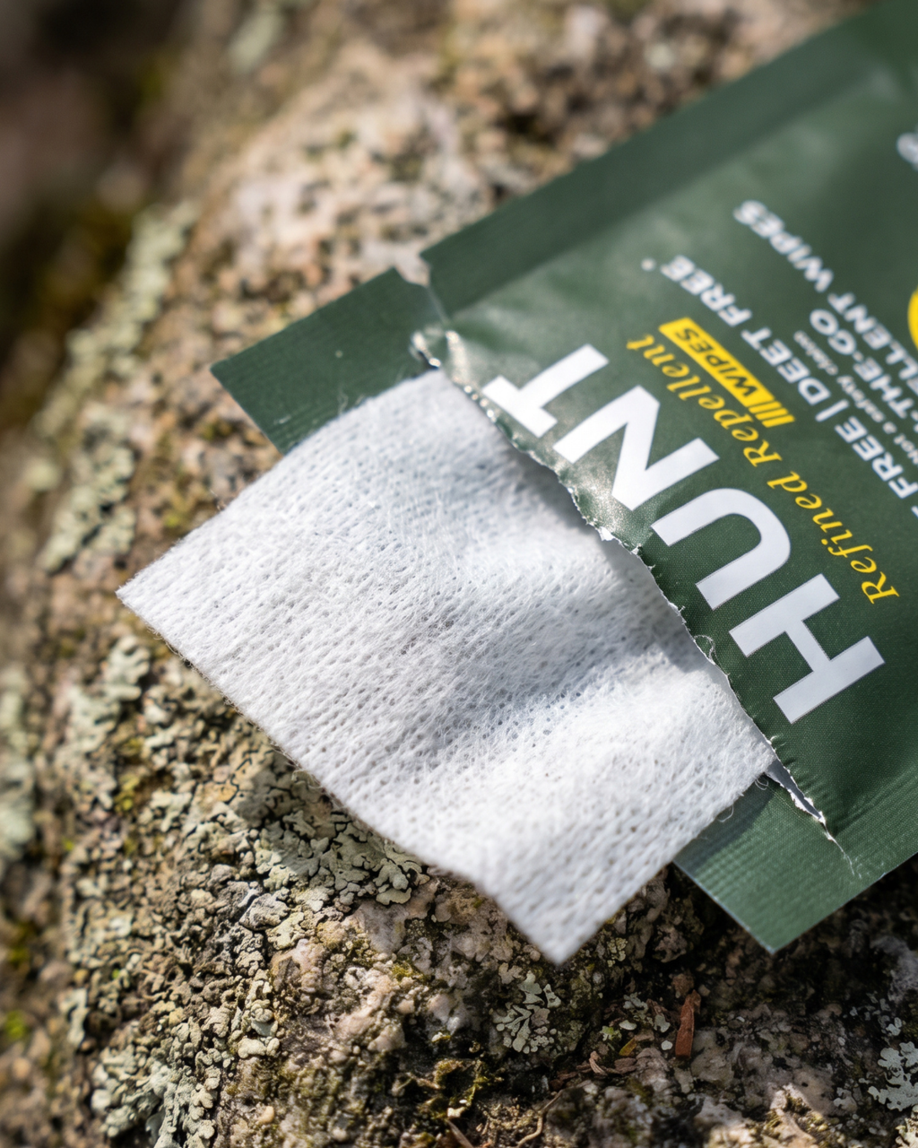 HUNT Refined Repellent Wipes- 5-Pack