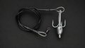 5/0 4x Strong Weighted Treble Hook Rigging